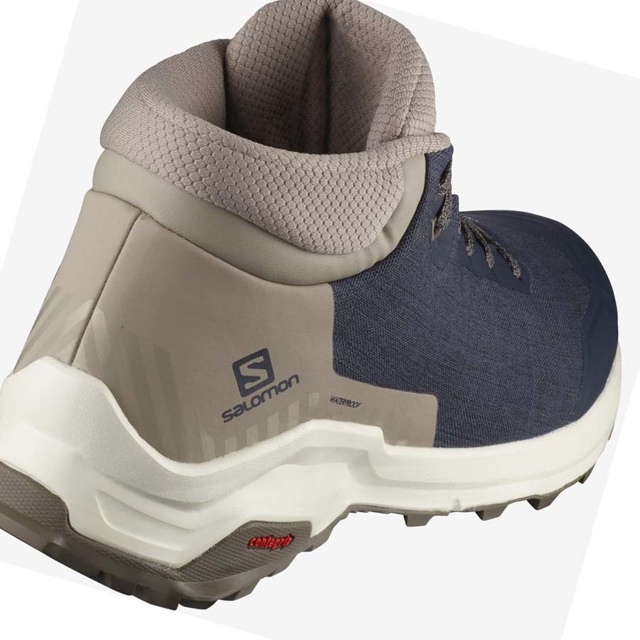 Salomon X REVEAL CHUKKA CLIMASALOMON™ WATERPROOF Téli Csizma Férfi Barna | HU 2248VRW